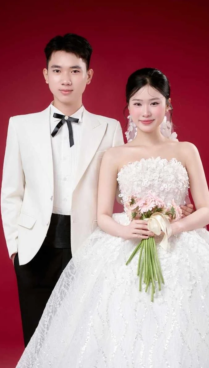 Cô dâu chú rể chụp ảnh cưới tại Đoá Nhi Studio